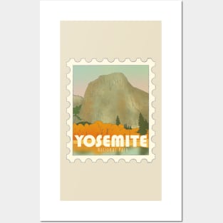 Yosemite National Park Stamp Posters and Art